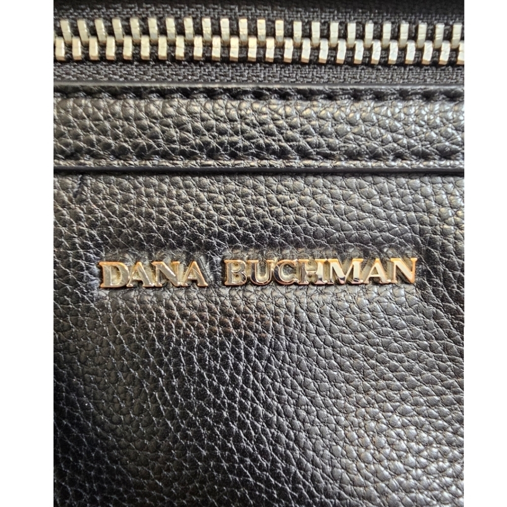 Dana Buchman black crossbody with adjustable strap. - Picture 4 of 5